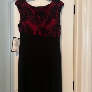 Black Dress with lace.